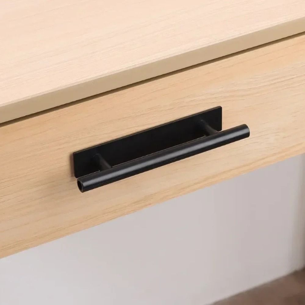 Double-sided Self-adhesive Handle Black/Grey/Gold Aluminum Alloy