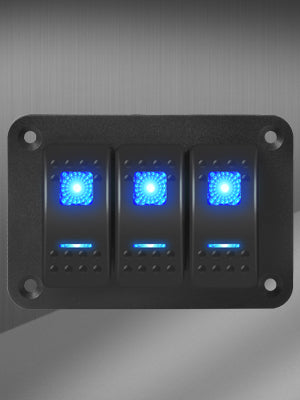 2 3 4 5 6 8 Gang Waterproof Marine Switch Panel 12V With 4.2A Dual