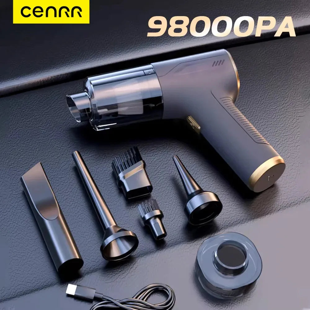 CENRR 998000Pa Wireless Car Vacuum Cleaner – Powerful Portable