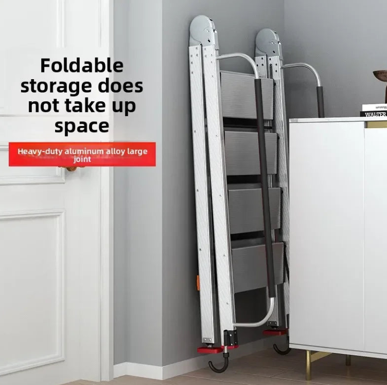 Aluminum alloy ladder Household folding ladder Attic ladder Straight ladder Escalator