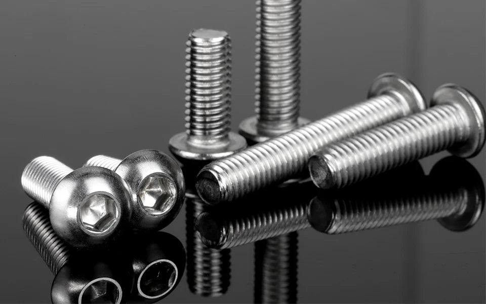 NINDEJIN M2 M2.5 M3 M4 M5 M6 M8 M10 Hexagon Hex Socket Button Head