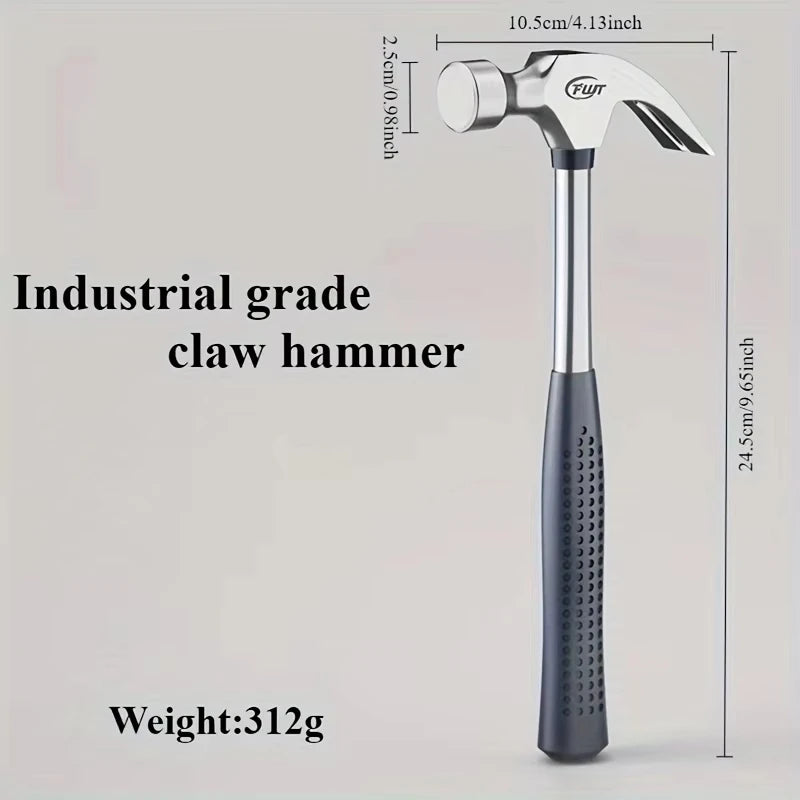 Claw Hammer with Non-Slip Grip, Chrome Vanadium Steel, Ideal for DIY