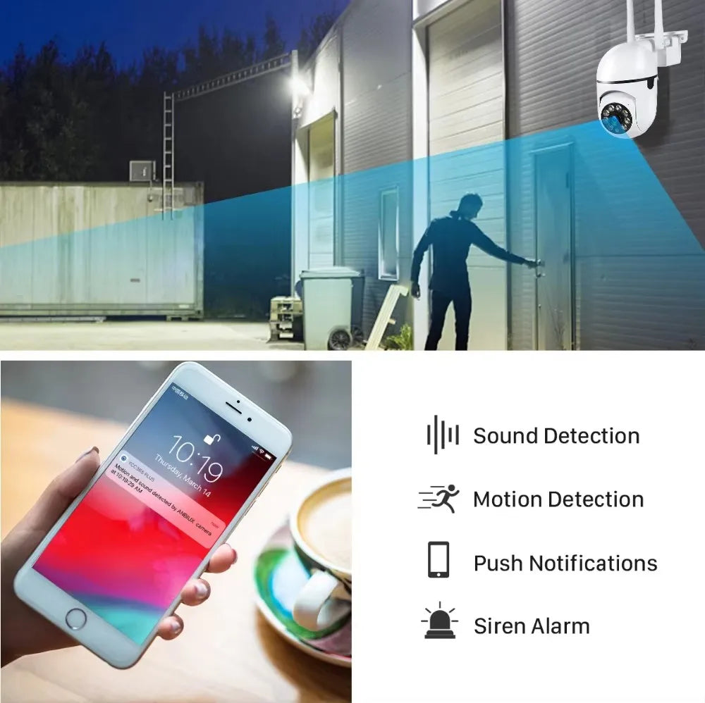 8MP Wifi IP Wireless Security Surveillance PTZ Camera 4X Zoom Cameras