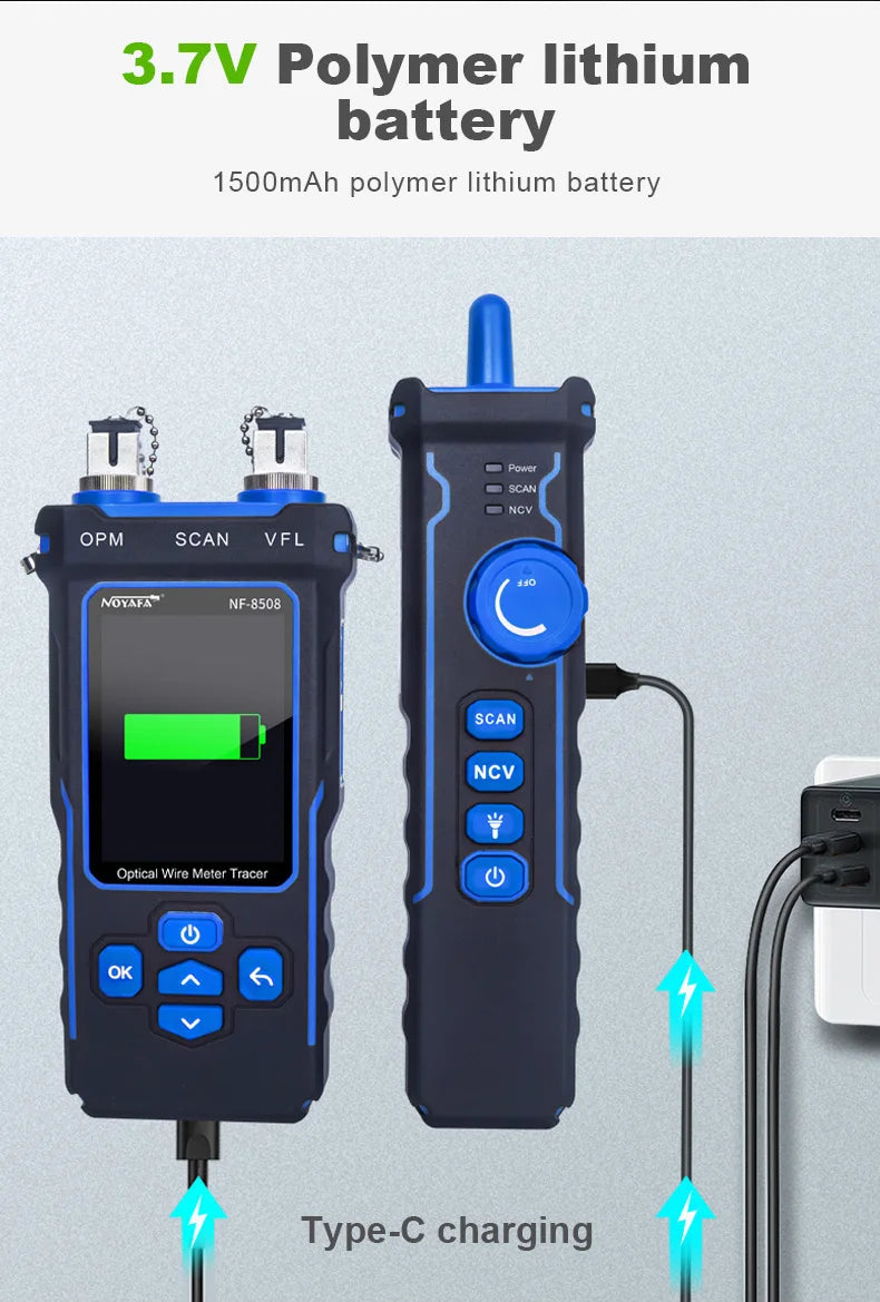 NOYAFA NF-8508 Network Cable Tester – PoE Checker, Wire Tracker