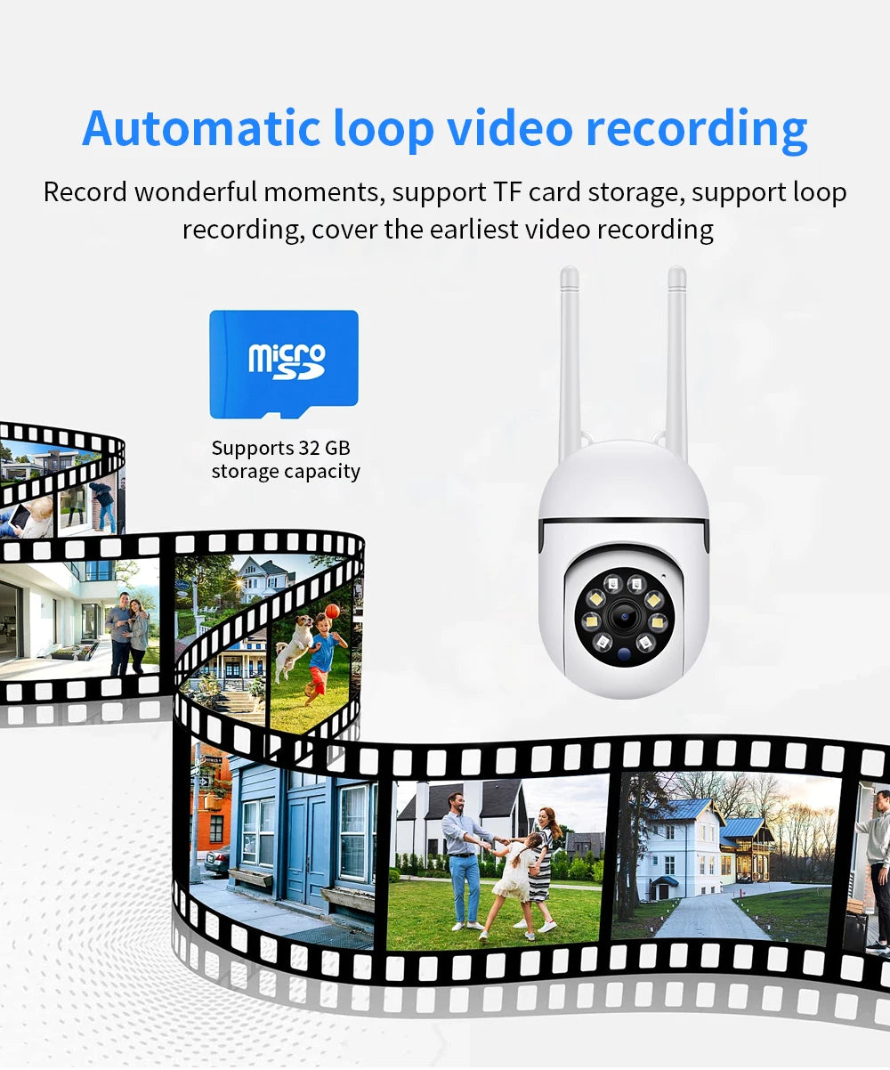 8MP Wifi IP Wireless Security Surveillance PTZ Camera 4X Zoom Cameras