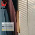 KAK Black Silver Hidden Cabinet Handles Zinc Alloy Kitchen Cupboard...