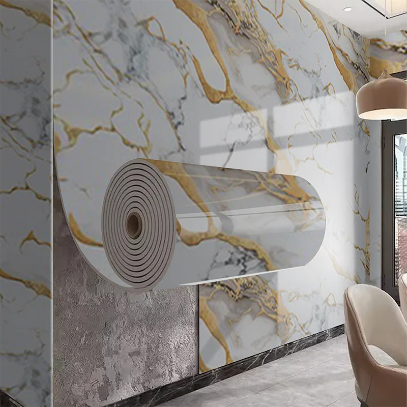 1 roll of self-adhesive imitation ceramic tile waterproof PVC wall