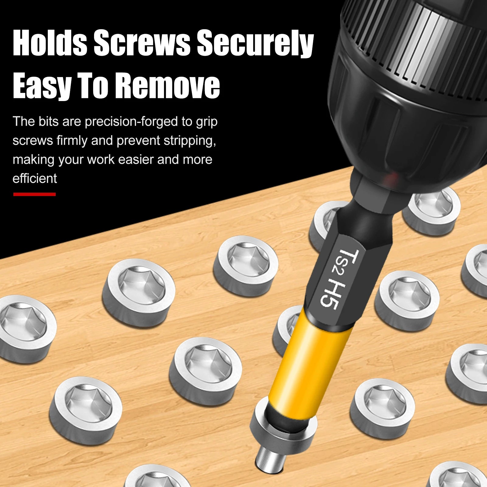 Magnetic Hex Driver Bits Set 50/100/150mm H1.5-H10mm with Enhanced