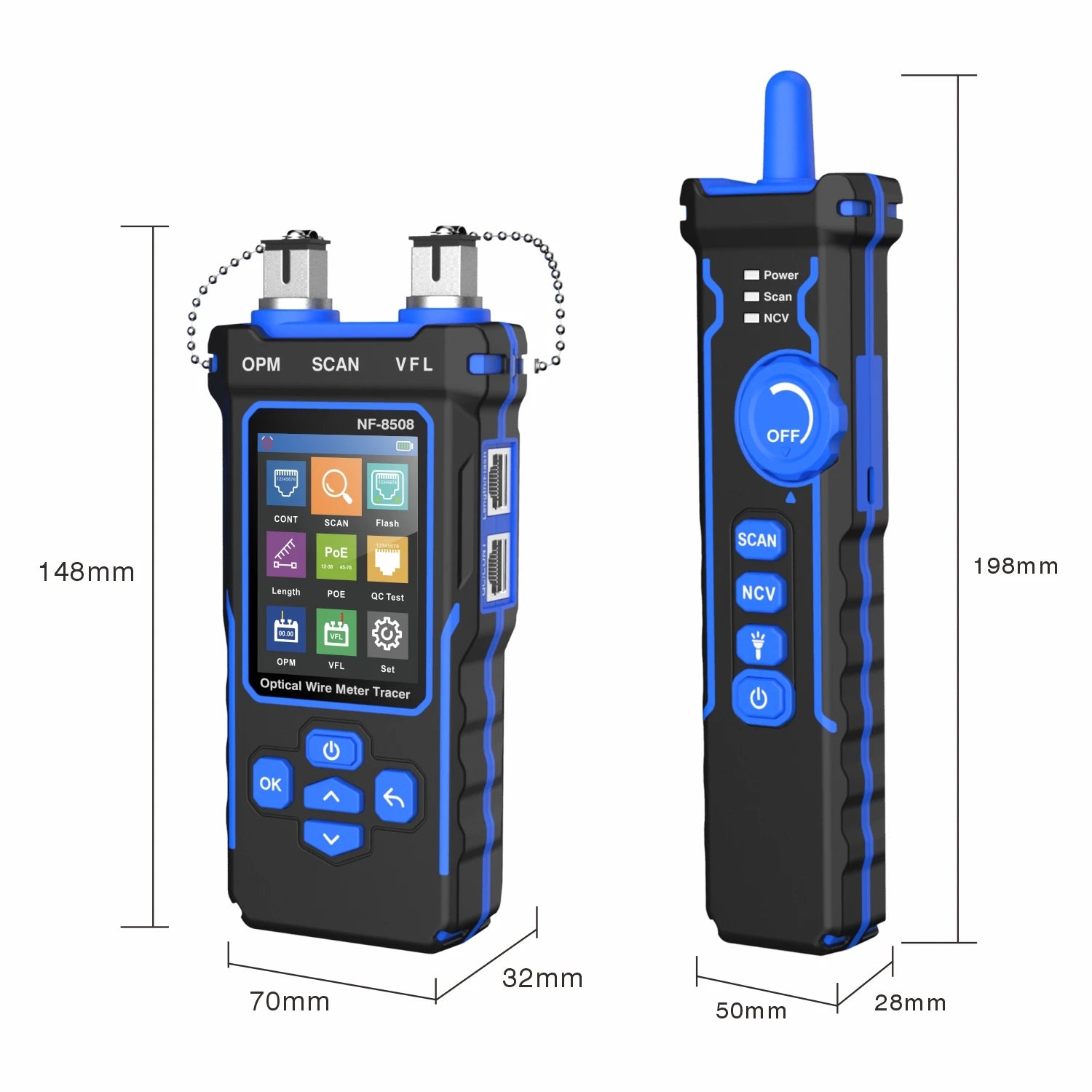 NOYAFA NF-8508 Network Cable Tester – PoE Checker, Wire Tracker