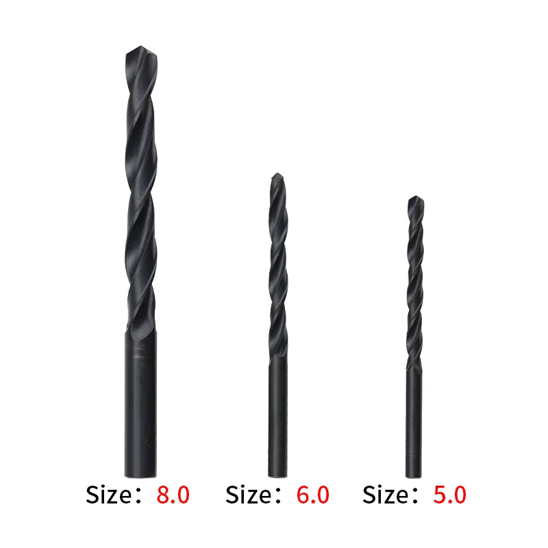 5PCS/10PCS 1mm-17.5mm Metal Drilling HSS Straight shank Twist Drill