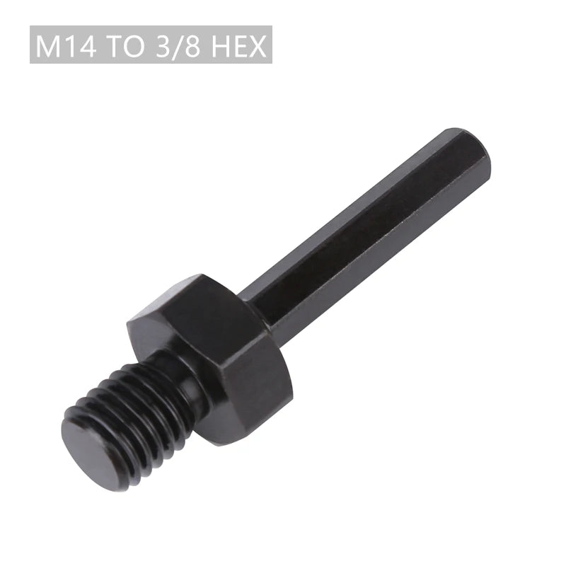 5/8-11"&M14 Thread To 3/8 Hex Arbor SDS Plus Shank Adapt Suitable For