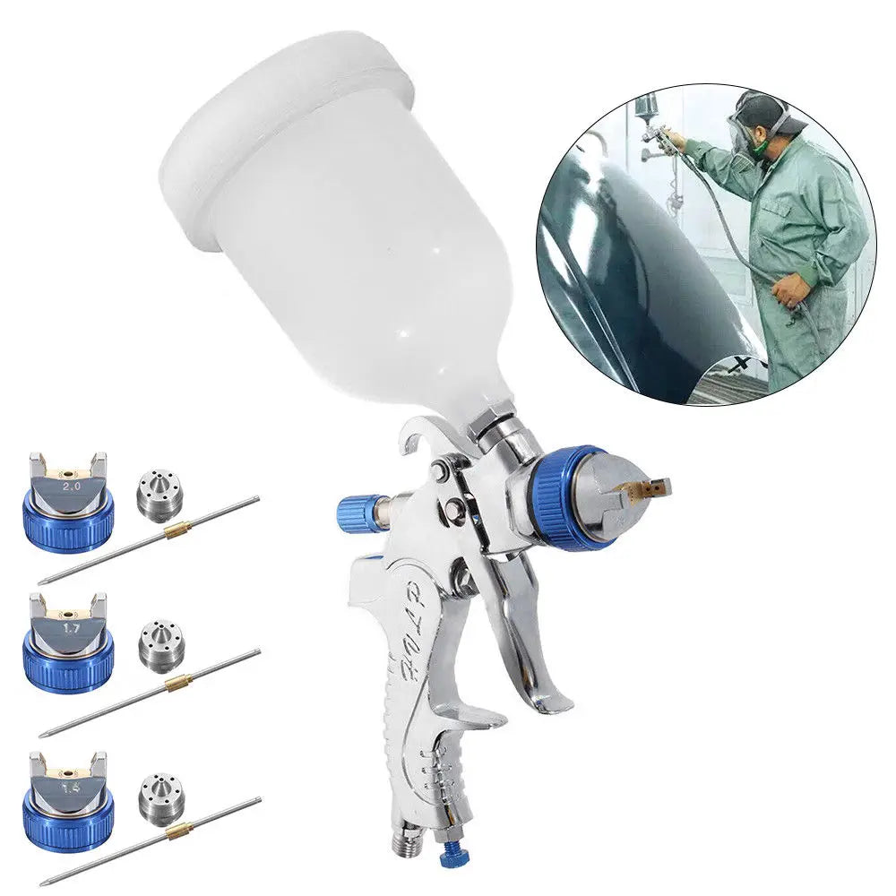 WENXING HVLP Gravity Spray Gun 0.8–2.0mm – Professional Car Painting
