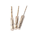 1.5mm 2mm Titanium HSS Coated Drill Bit 1/4 Hex Shank Twist Drill Bit