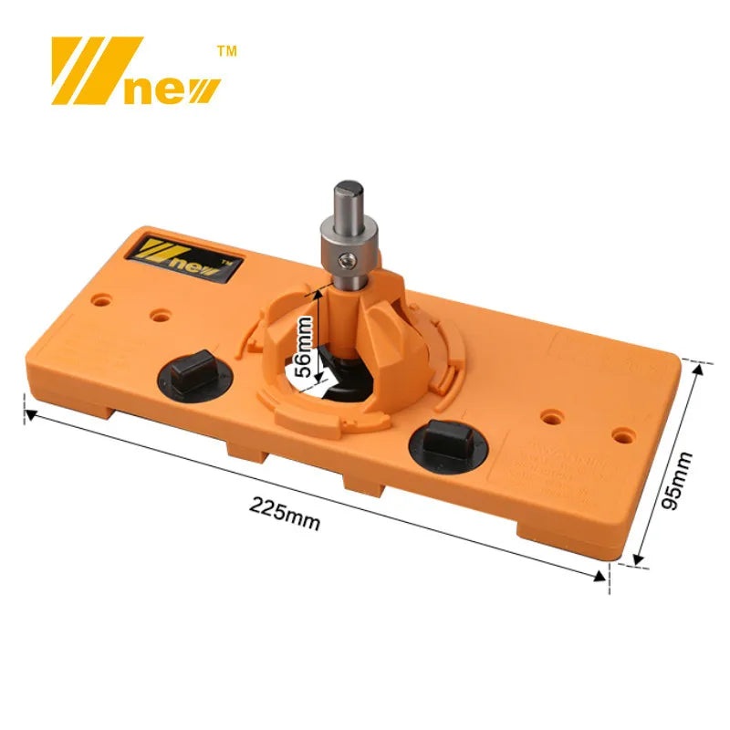 Concealed 35MM Cup Style Hinge Jig Boring Hole Drill Guide + Forstner