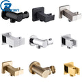 Poiqihy Chrome Shower Head Holder Handheld Shower Spray Bracket Wal...