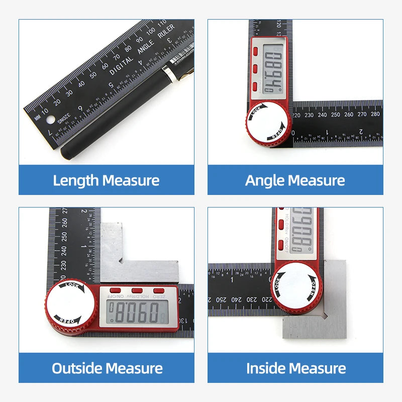 Goniometer Electronic Protractor Digital Gauge Angle Measurement Tool