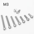 M3 Bolt 304 Stainless Steel Hex Socket Screw M3*5 6 8 10 12 22 25 3...