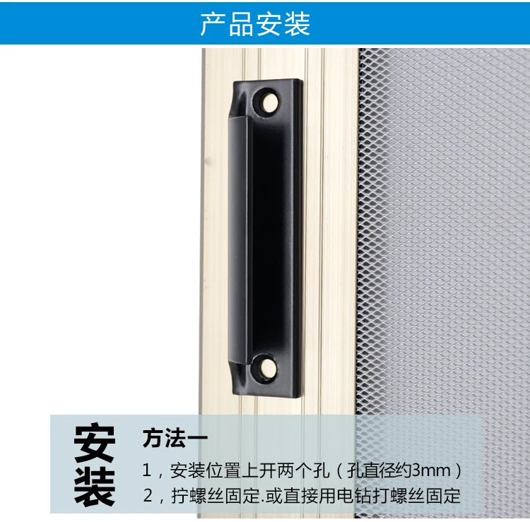 New Aluminum Alloy Door Handle Push-pull Balcony Gate Window Pulls