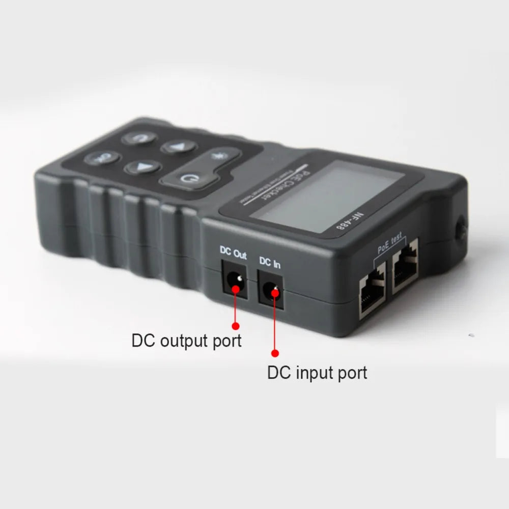 NOYAFA NF-488 LCD PoE Checker & LAN Cable Tester – Cat5/Cat6