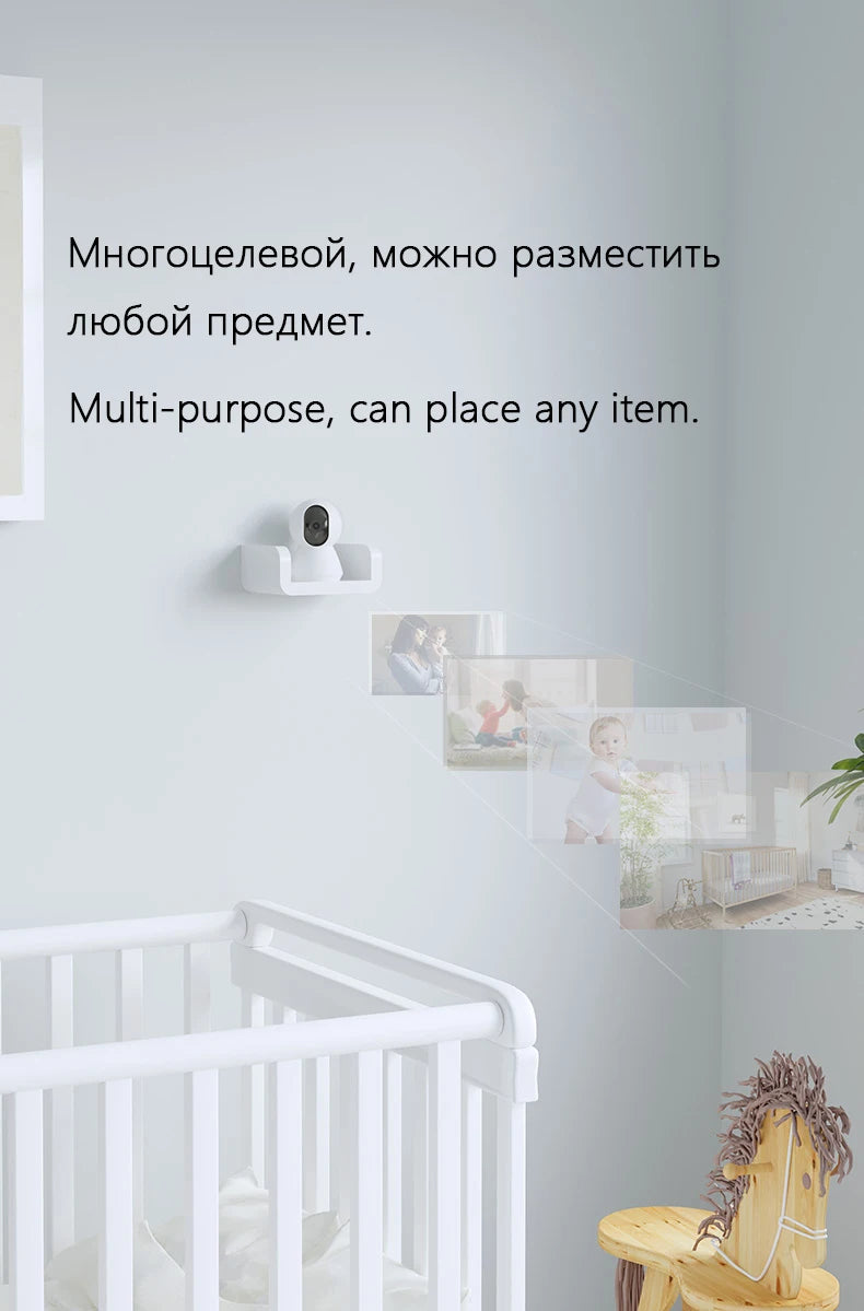 Bathroom White Storage Racks Shelf Organizer Self-Adhesive Shower