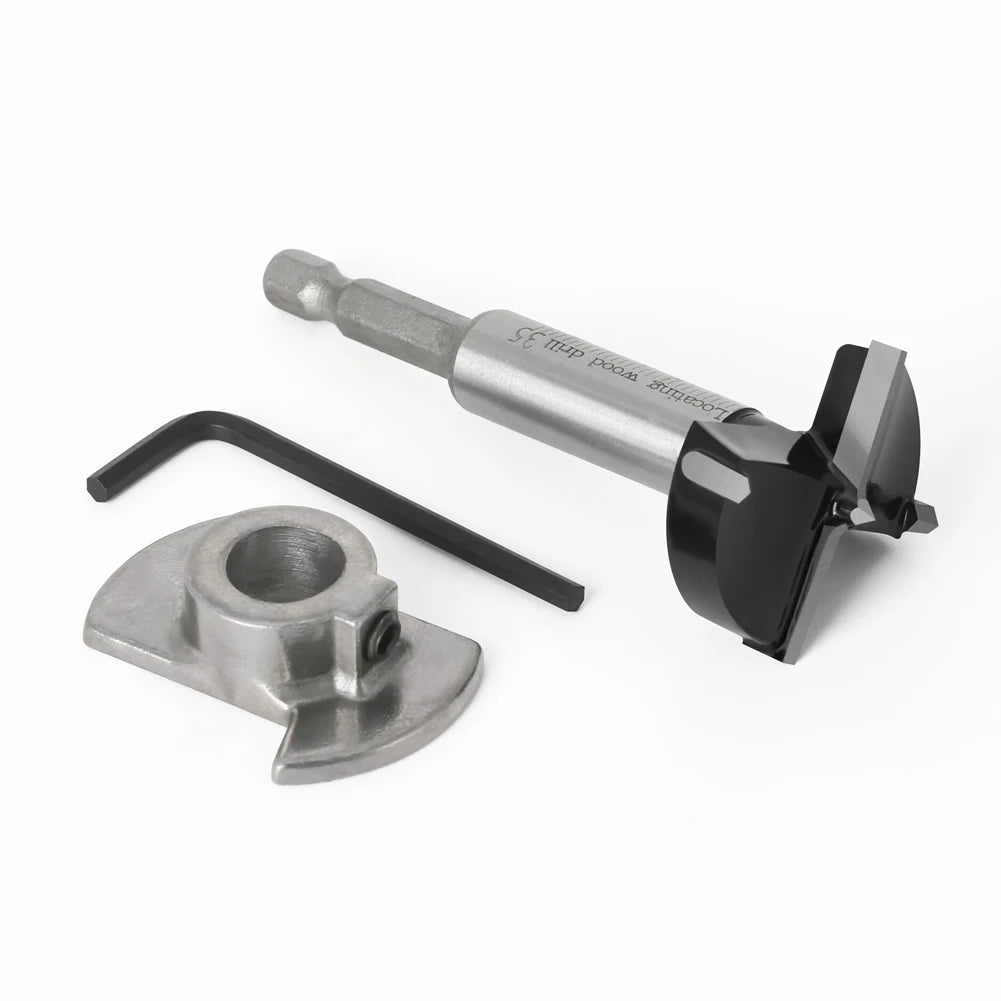1pcHexagonal shank 35mm Adjustable Carbide Drill Bits Hinge Hole