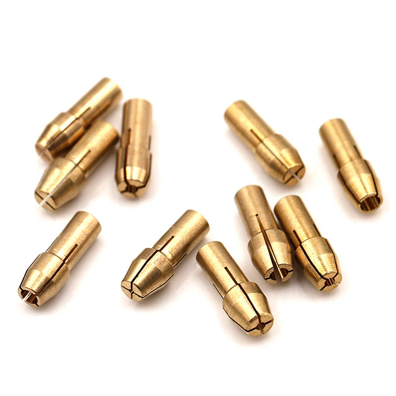 10Pcs Mini Drill Chucks Adapter 0.5mm-3.2mm Dremel Mini Drill Chucks