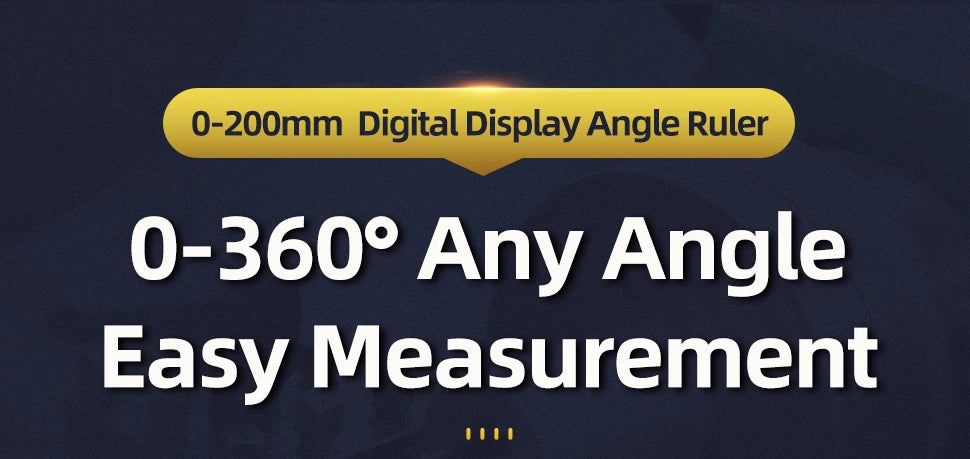 Goniometer Electronic Protractor Digital Gauge Angle Measurement Tool