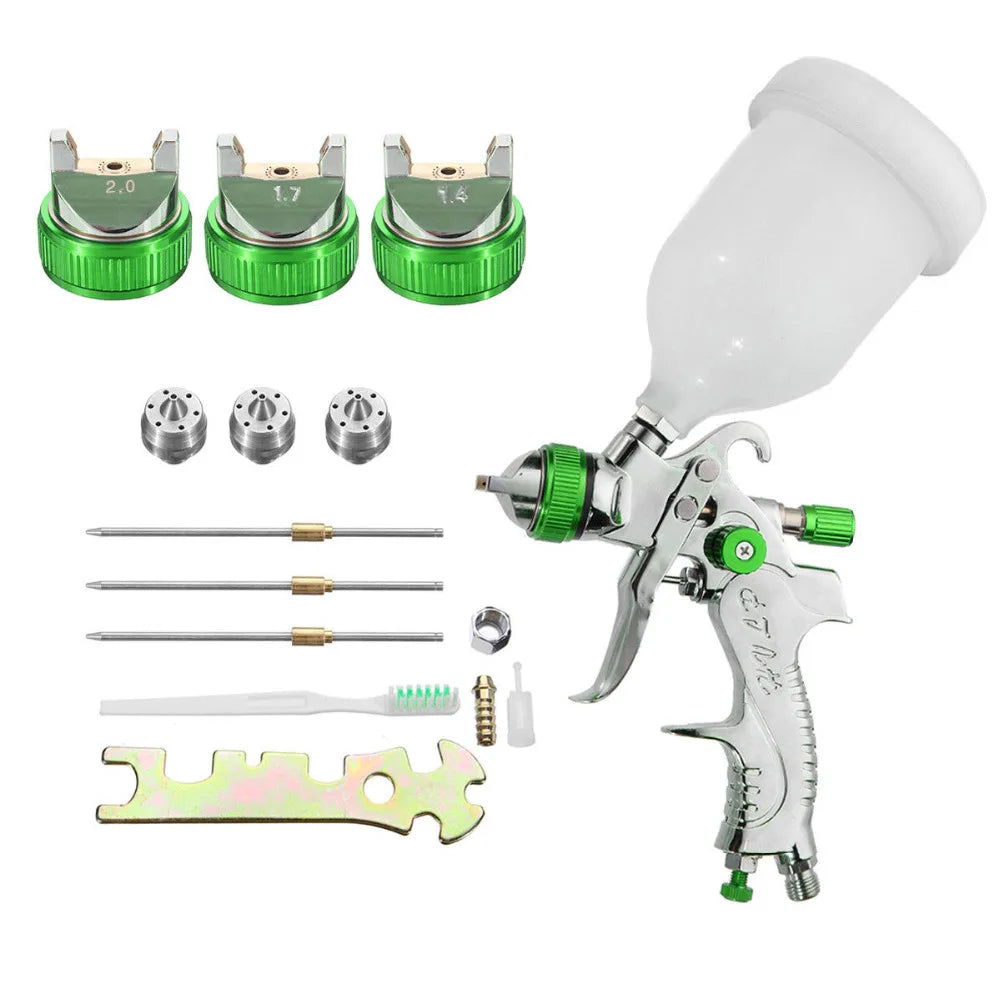 WENXING HVLP Gravity Spray Gun 0.8–2.0mm – Professional Car Painting