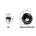 6mm or 6.35mm or 8mm collet chuck with nut Engraving Trimming Machine