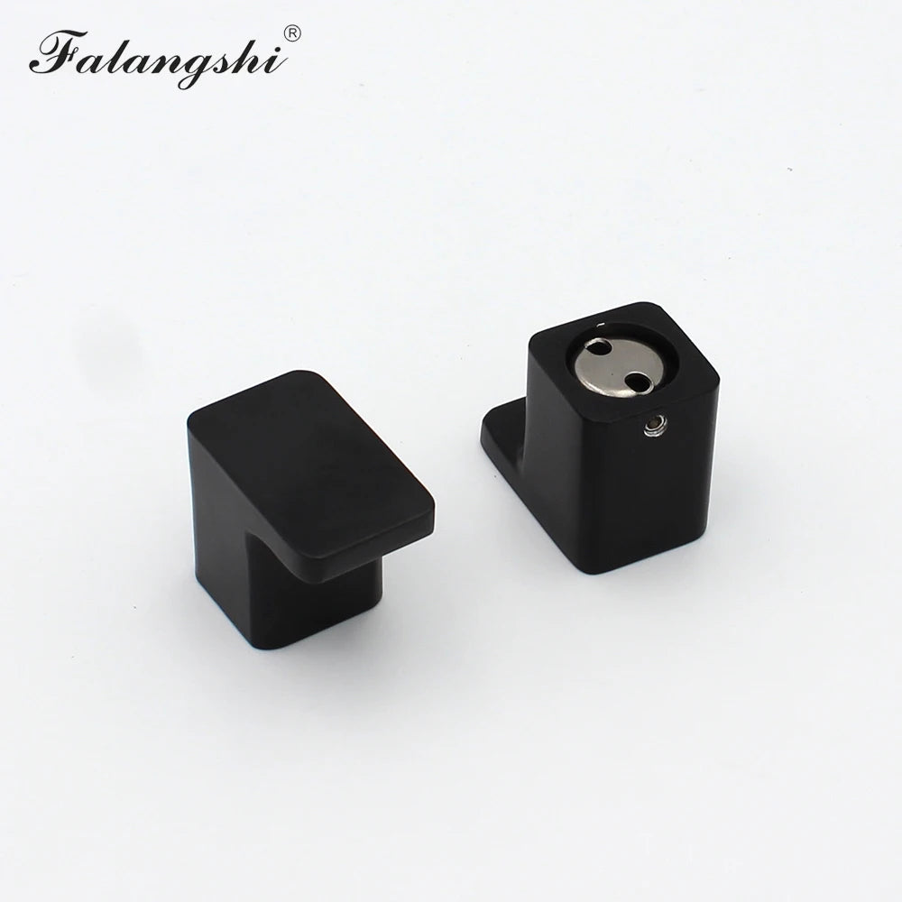 Black Robe Hooks Aluminum Bathroom Towel Hook Door Clothes Coat