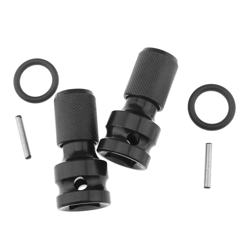 Quick Release 1/2-Inch Square Drive to 1/4-Inch Hex Female Socket