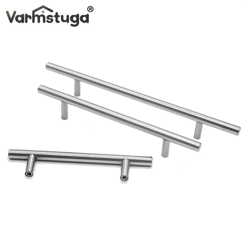Modern Stainless Steel Kitchen Door Cabinet T Bar Handle Pull Knob