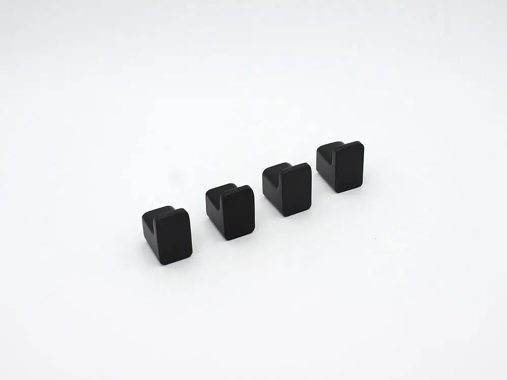 Black Robe Hooks Aluminum Bathroom Towel Hook Door Clothes Coat