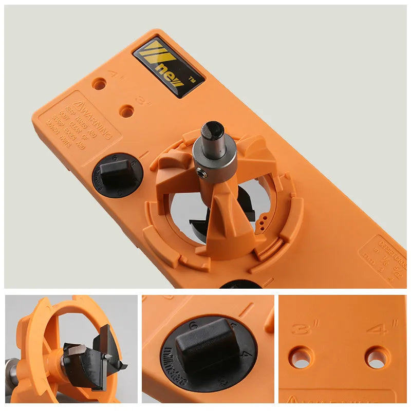Concealed 35MM Cup Style Hinge Jig Boring Hole Drill Guide + Forstner