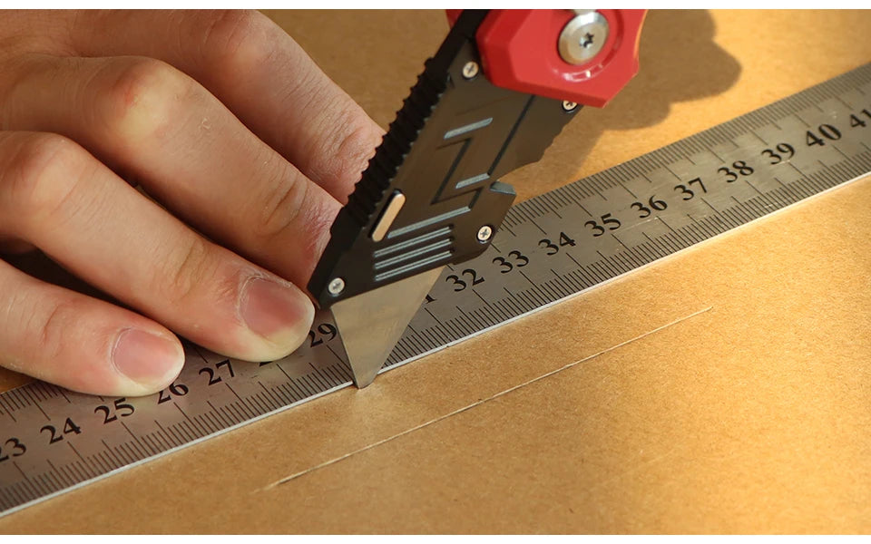 T TOVIA Folding Knife Replaceable Utility Knife for Cable Cartons