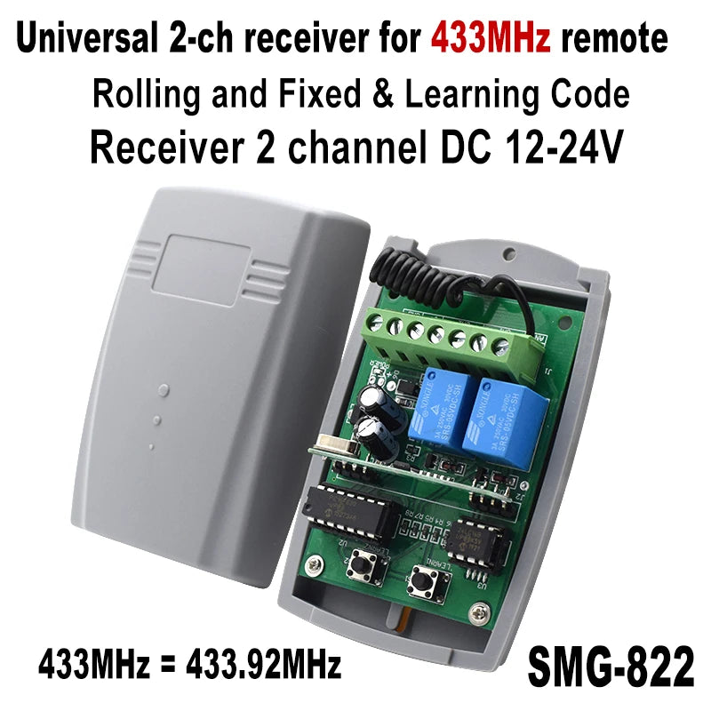 Keypad 433.92MHz Receiver Door Lock Access Controller Wireless Keypad