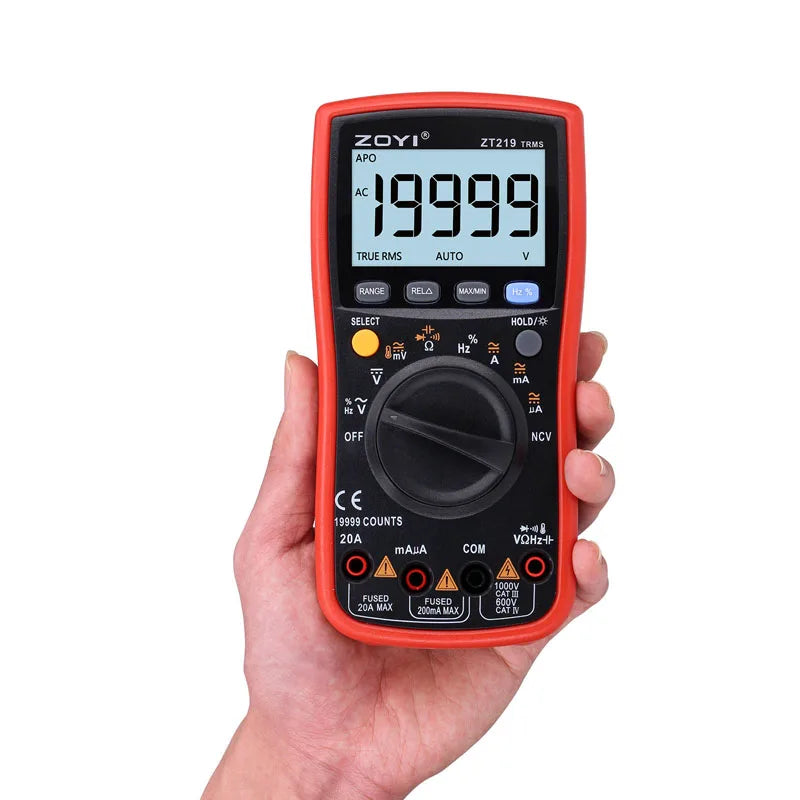 ZOYI ZT219 Digital multimeter 19999 Counts True RMS automotive