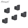 Black Robe Hooks Aluminum Bathroom Towel Hook Door Clothes Coat Han...