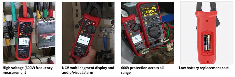 UNI T AC Current Clamp Meter UT204+ UT202A+ 600A Professional Digital