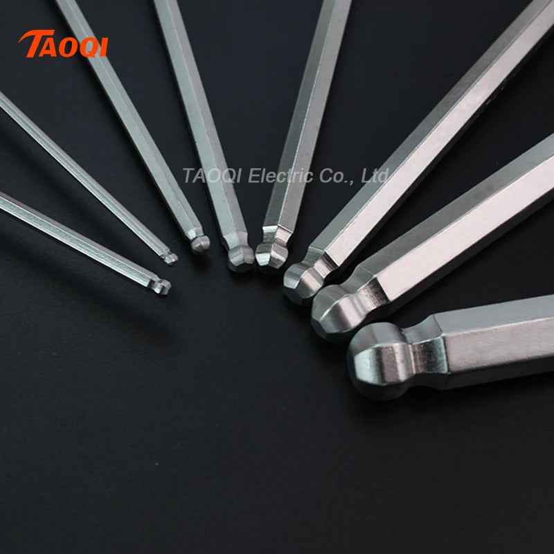 2/2.5/3/4/5/6/8/10mm Ball/Flat head Hex key allen wrench Hand tool