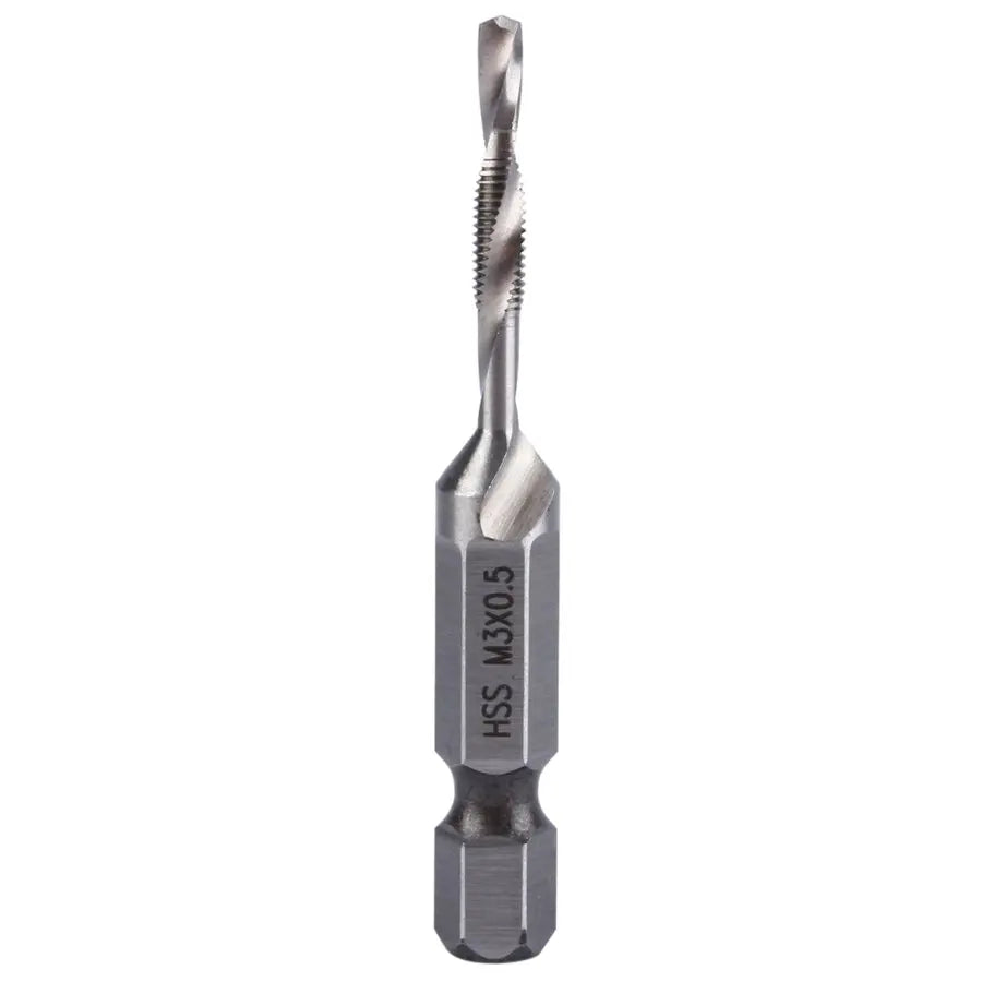 6pcs M3-M10 Screw Tap Drill Bits Hss Taps Countersink Deburr Set