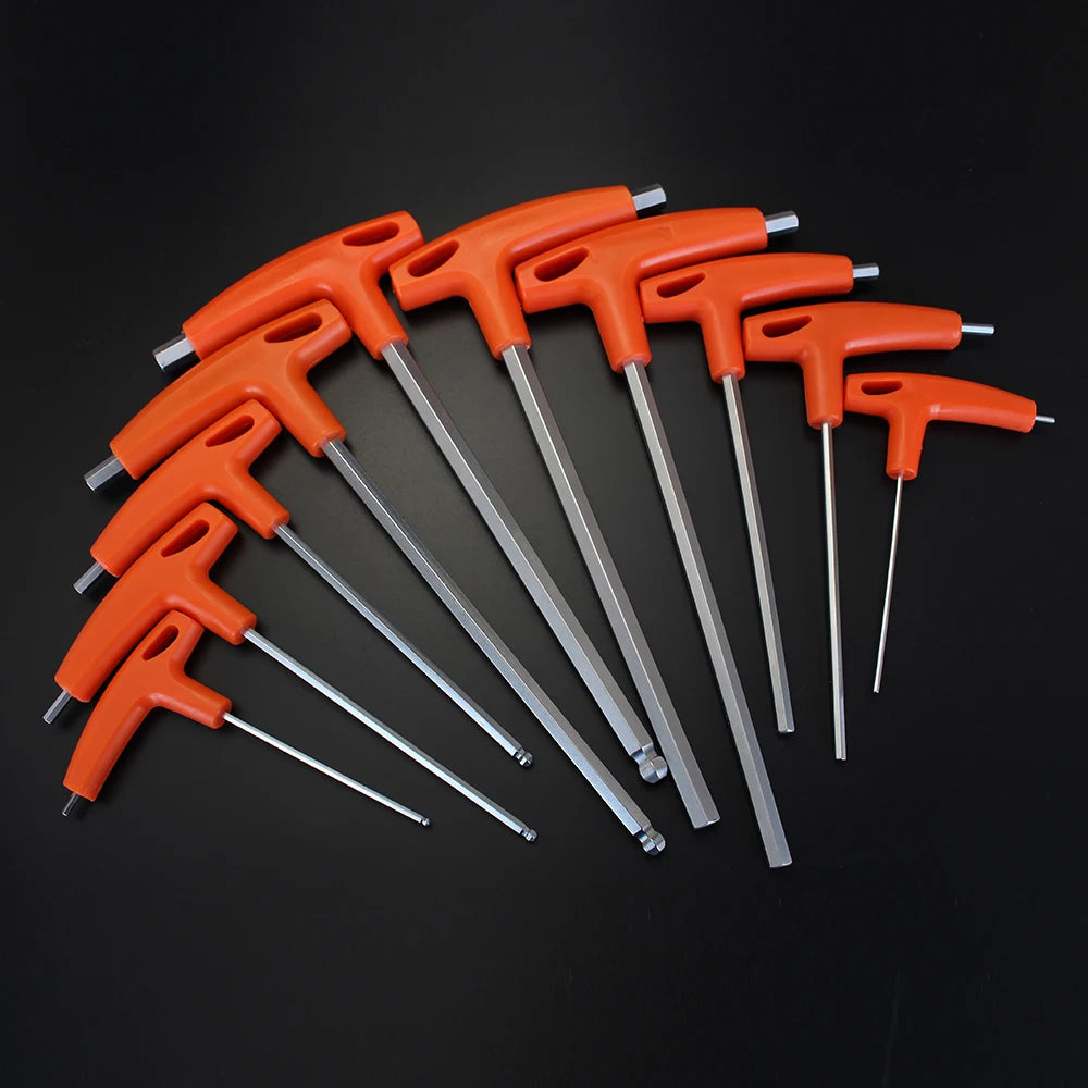 2/2.5/3/4/5/6/8/10mm Ball/Flat head Hex key allen wrench Hand tool