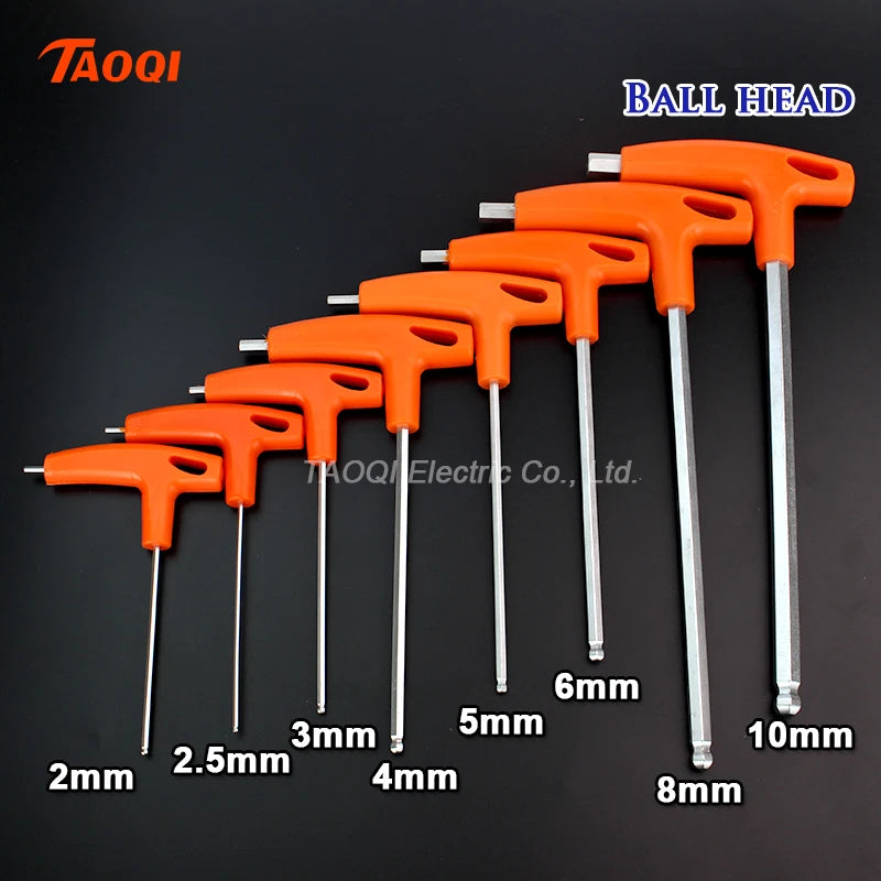 2/2.5/3/4/5/6/8/10mm Ball/Flat head Hex key allen wrench Hand tool
