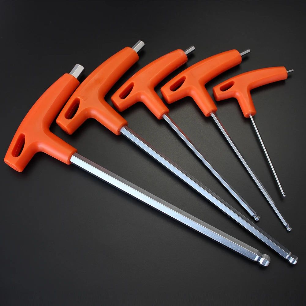 2/2.5/3/4/5/6/8/10mm Ball/Flat head Hex key allen wrench Hand tool