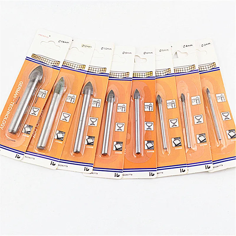 High Quality Triangle Carbide Ceramics Drill glazed tile drill bit 3