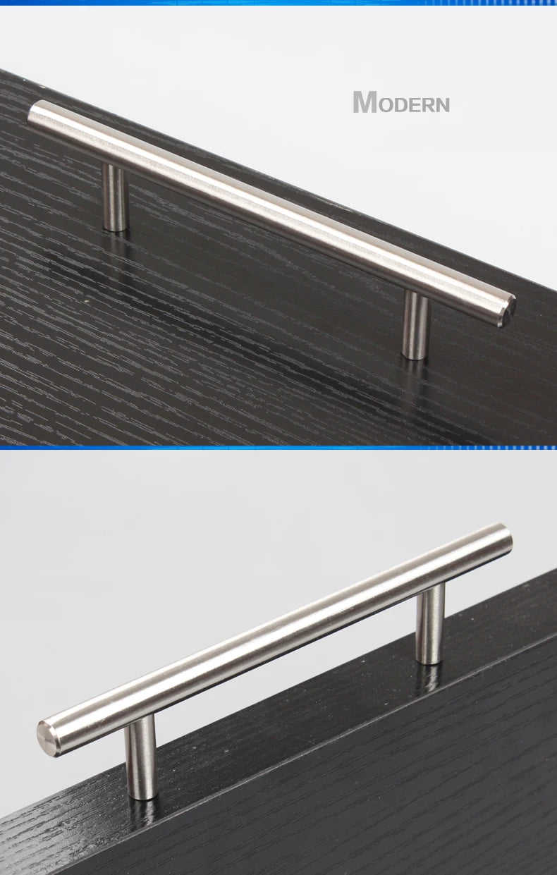 Modern Stainless Steel Kitchen Door Cabinet T Bar Handle Pull Knob