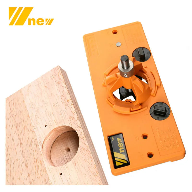 Concealed 35MM Cup Style Hinge Jig Boring Hole Drill Guide + Forstner