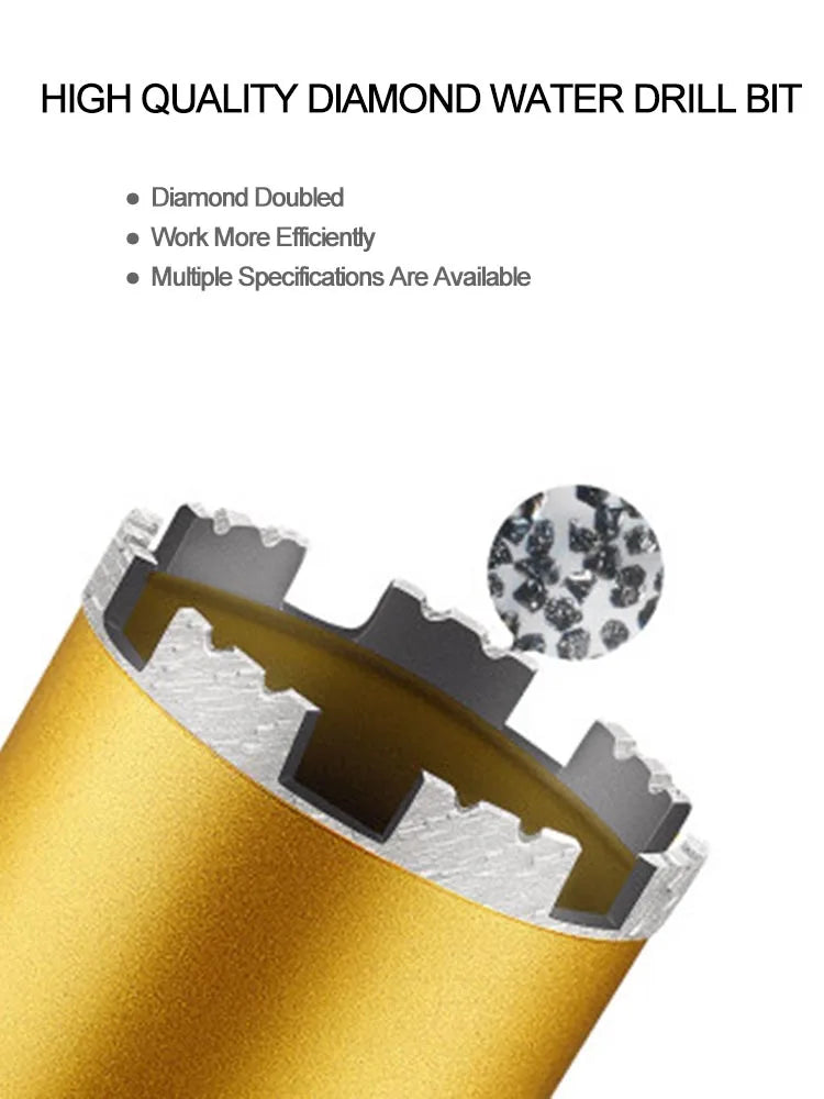 Diamond Core Drill Bit Reinforced Concrete Marble Air Conditioning