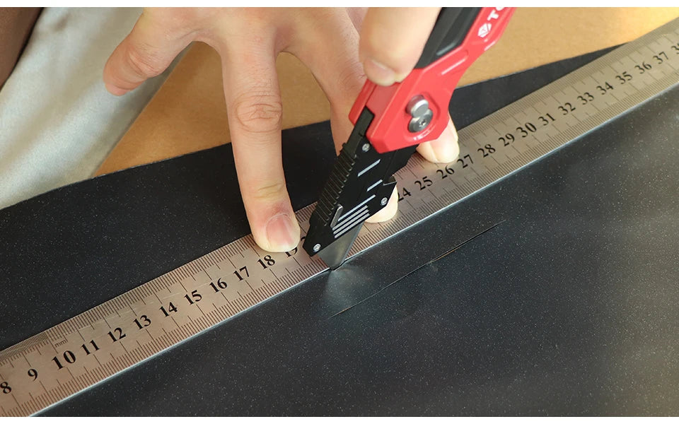T TOVIA Folding Knife Replaceable Utility Knife for Cable Cartons