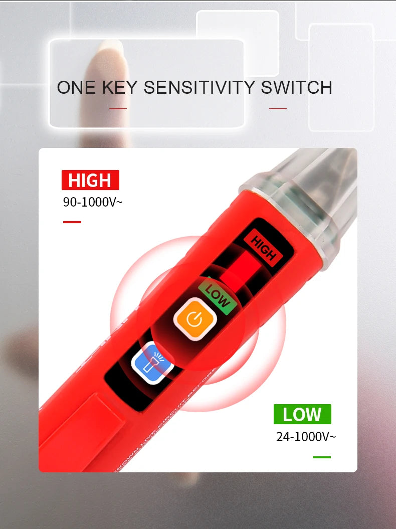 UNI-T UT12D UT12E UT12M Non Contact Voltage Detector Pen High and Low